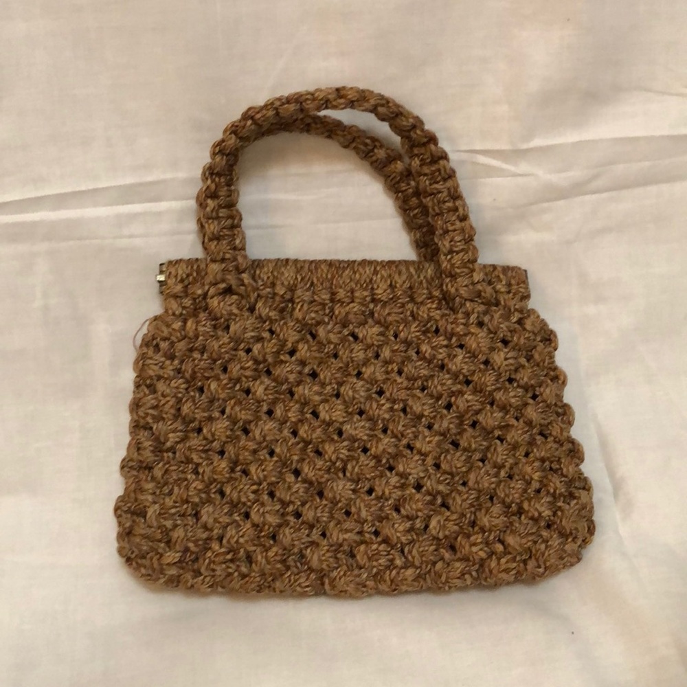 Woven mini purse